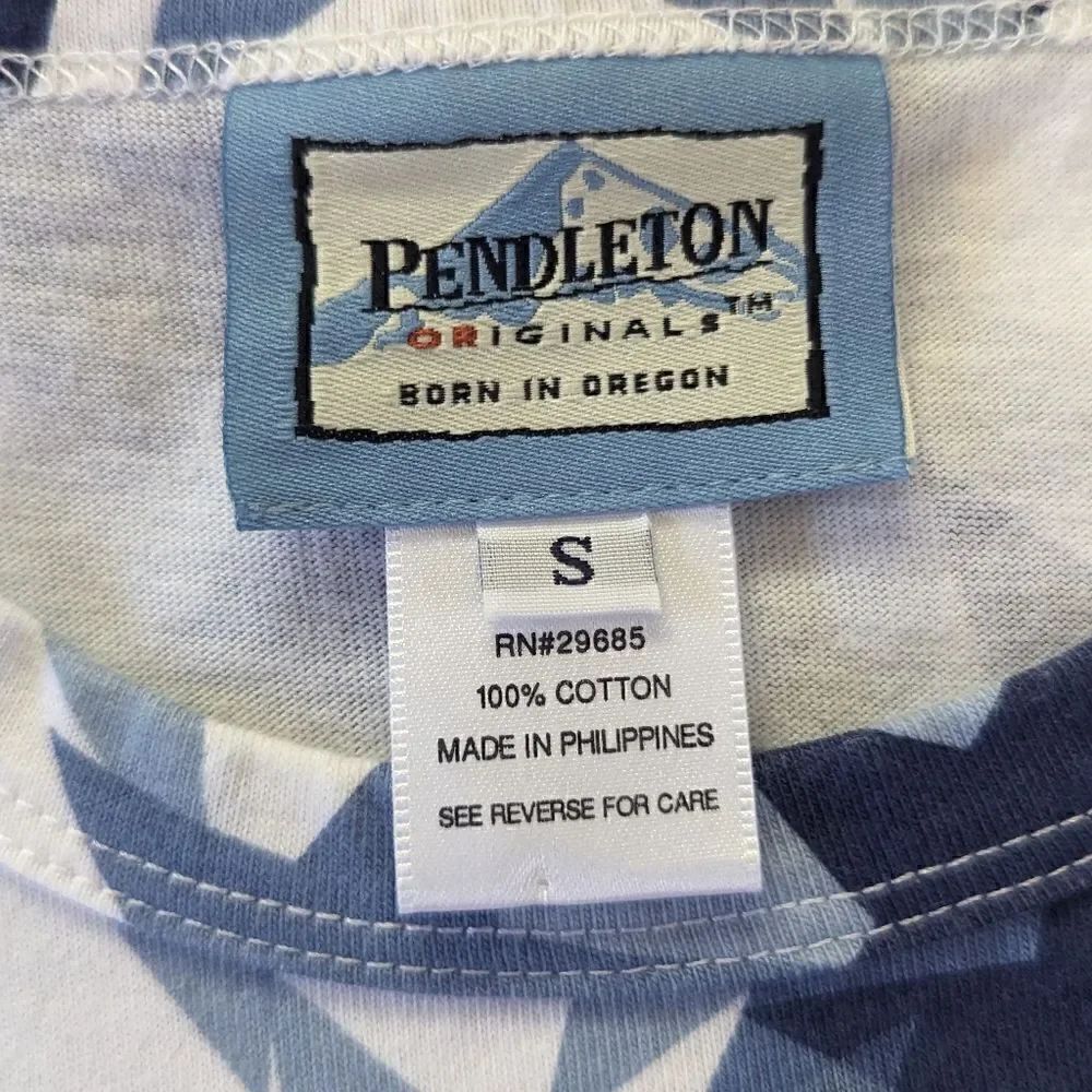 Pendleton Originals Stars Graphic Print Classic Celestial T-Shirt Top SM - Picture 2 of 9